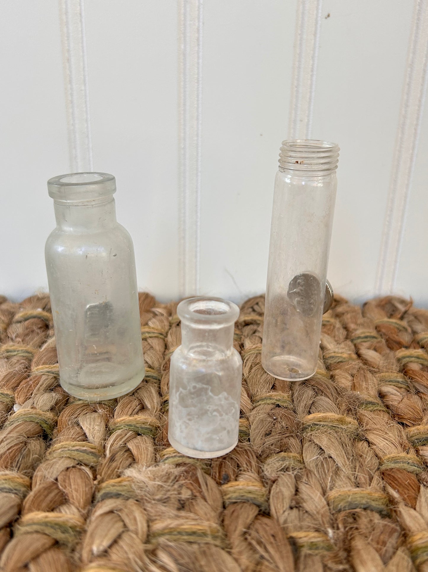 Antique Bottle Magnetic Vase Set | Set of 3