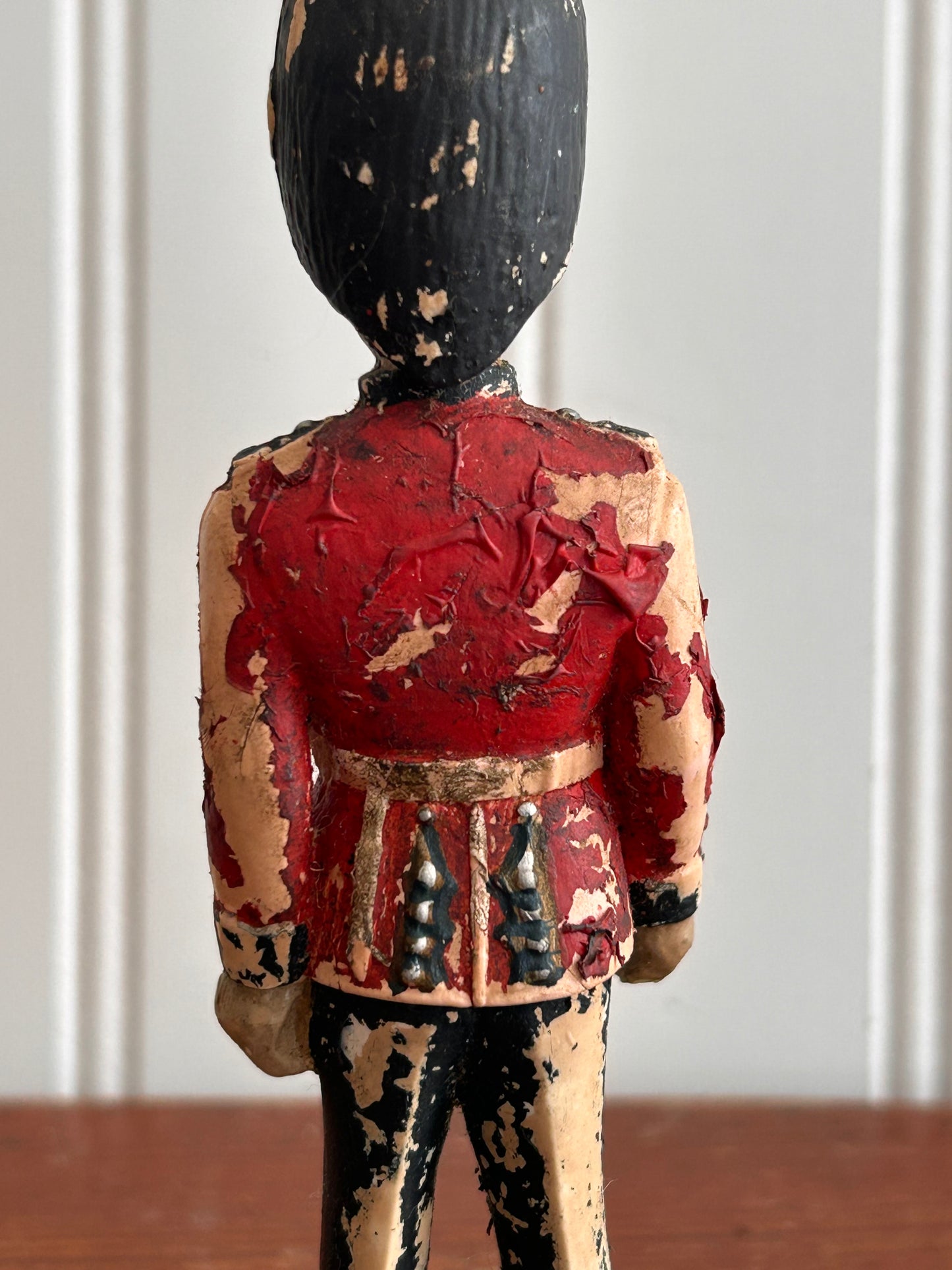 Antique British Guard Figurine with Original Patina