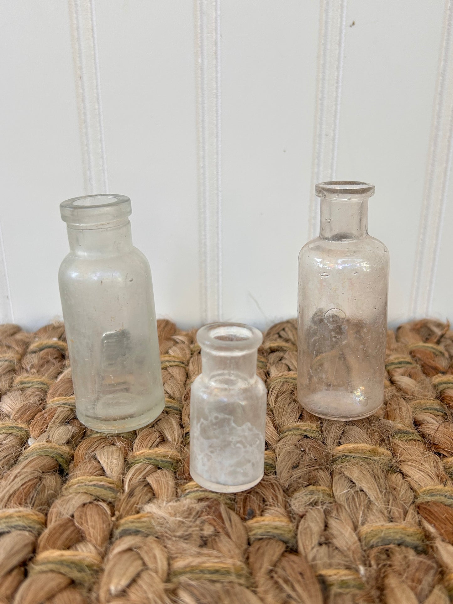 Antique Bottle Magnetic Vase Set | Set of 3