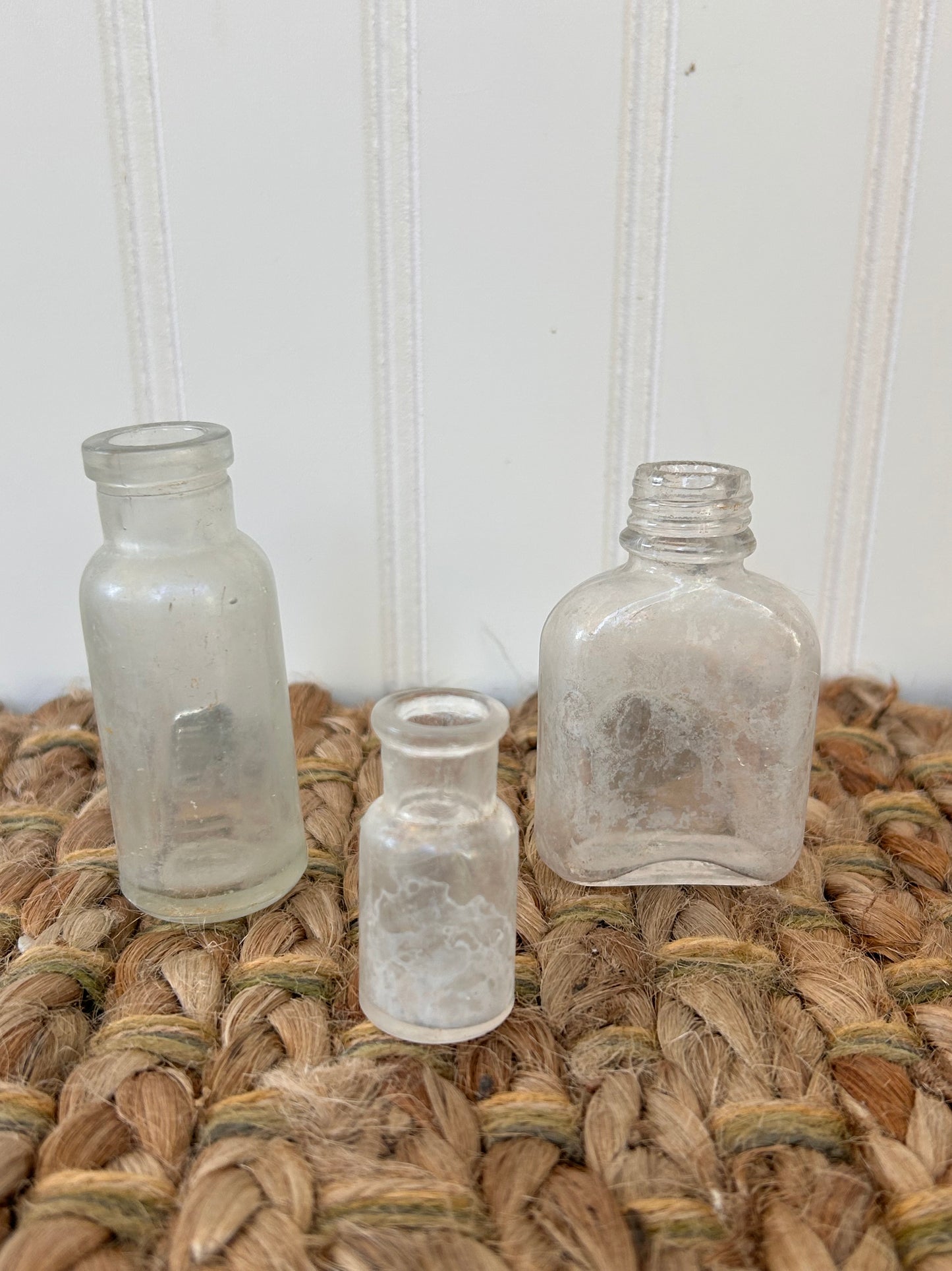 Antique Bottle Magnetic Vase Set | Set of 3