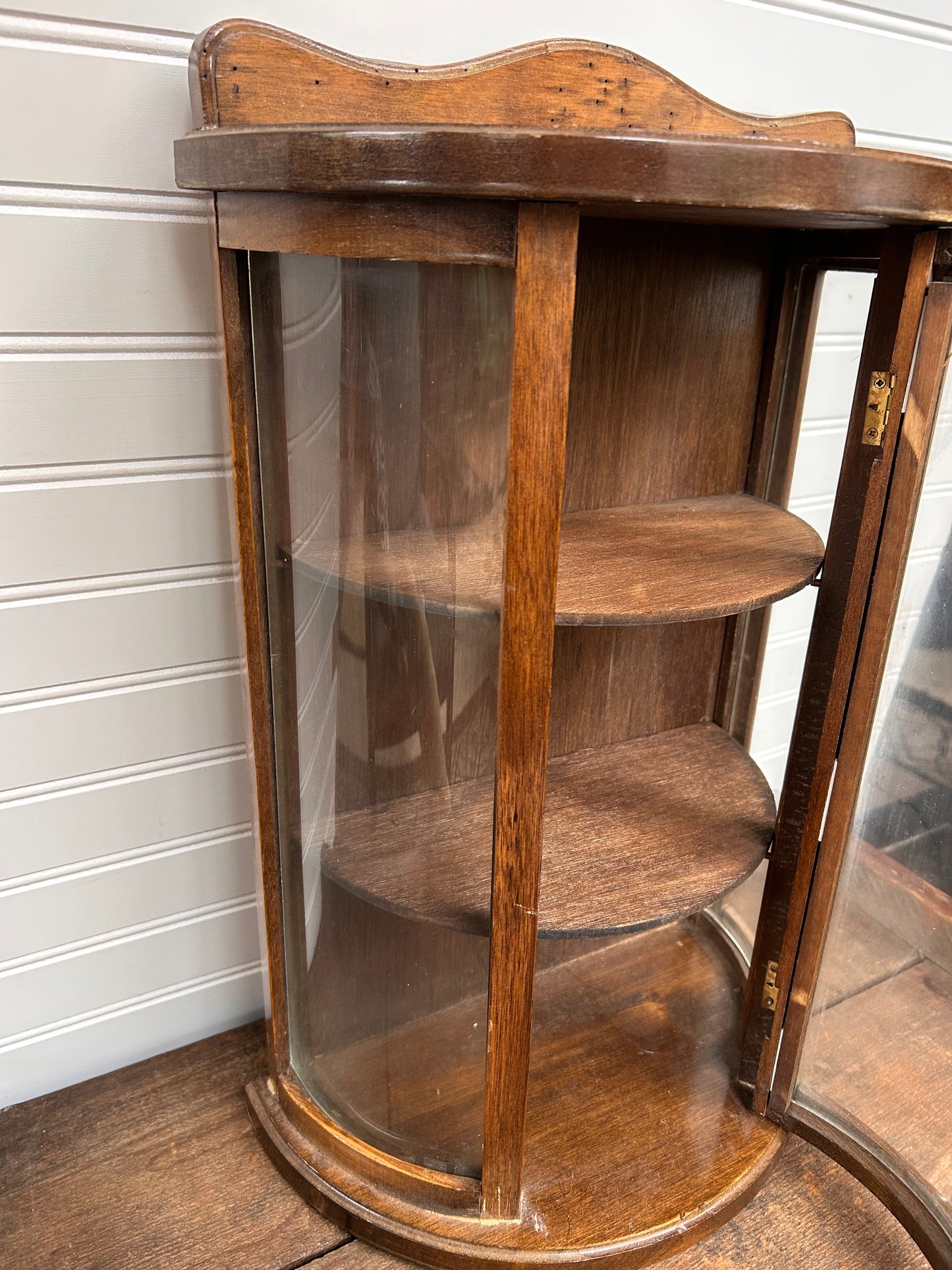 Vintage Curio Display Cabinet