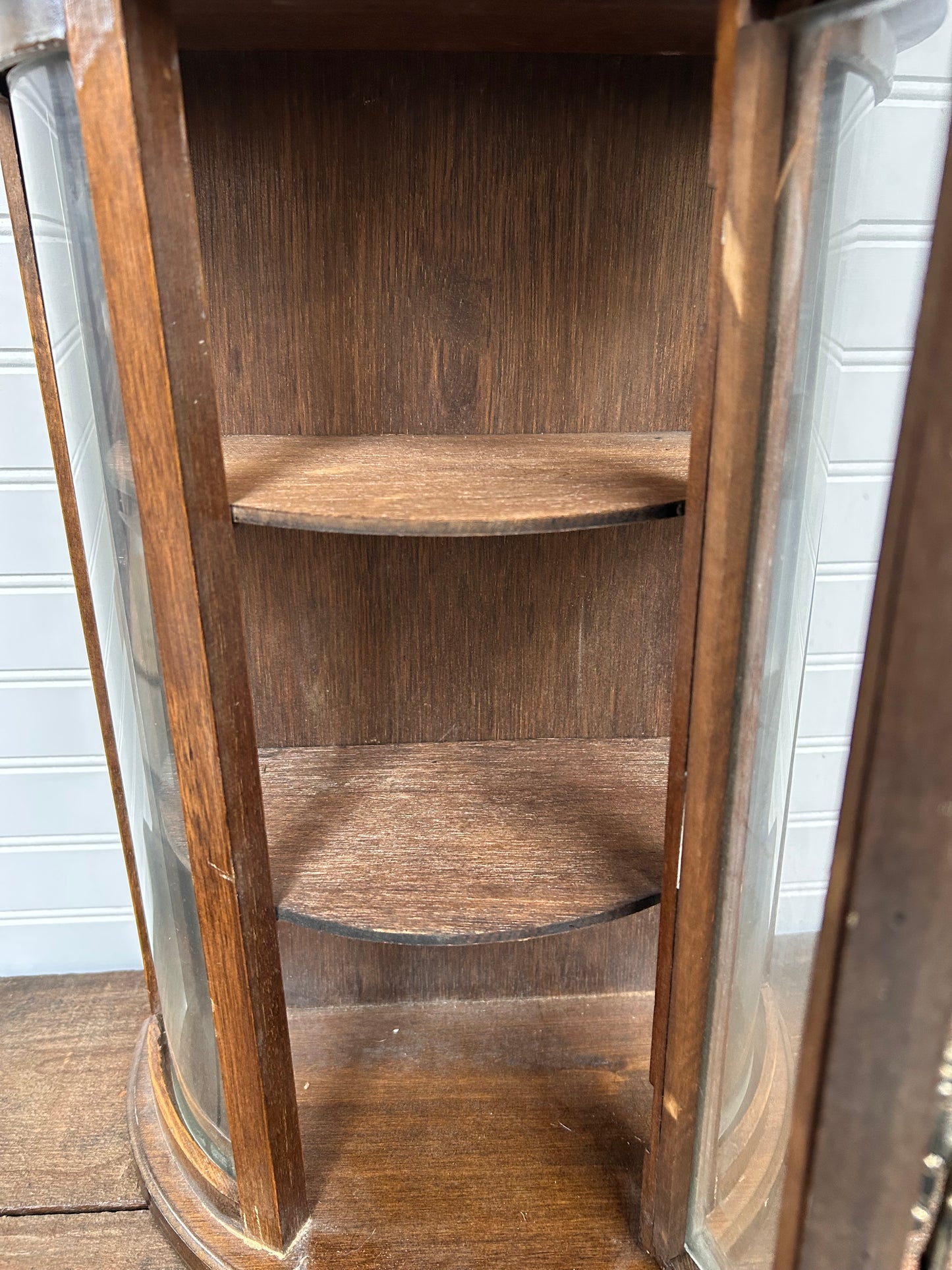 Vintage Curio Display Cabinet