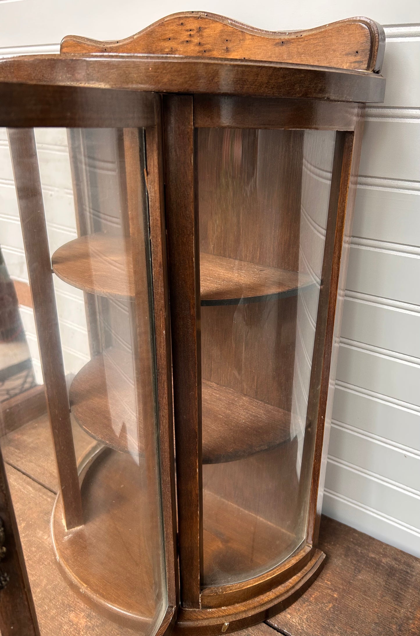 Vintage Curio Display Cabinet
