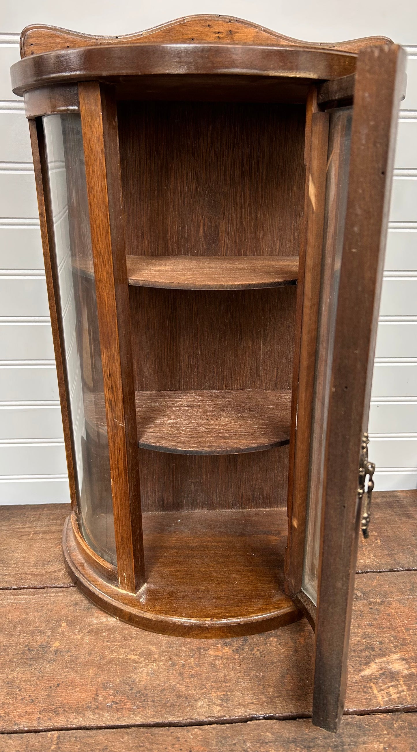 Vintage Curio Display Cabinet