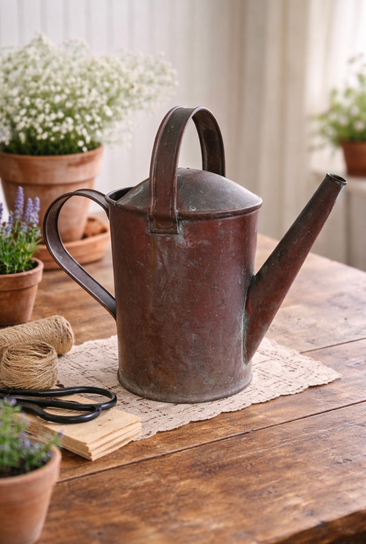 Vintage Copper Watering Can