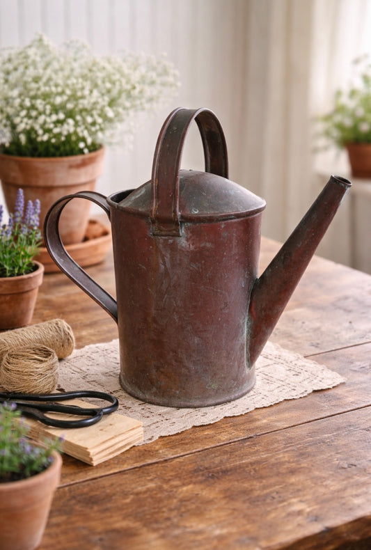 Vintage Copper Watering Can