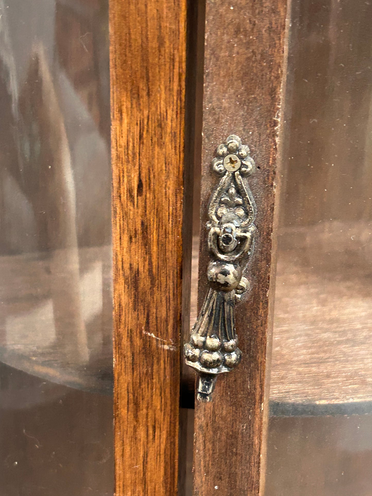 Vintage Curio Display Cabinet