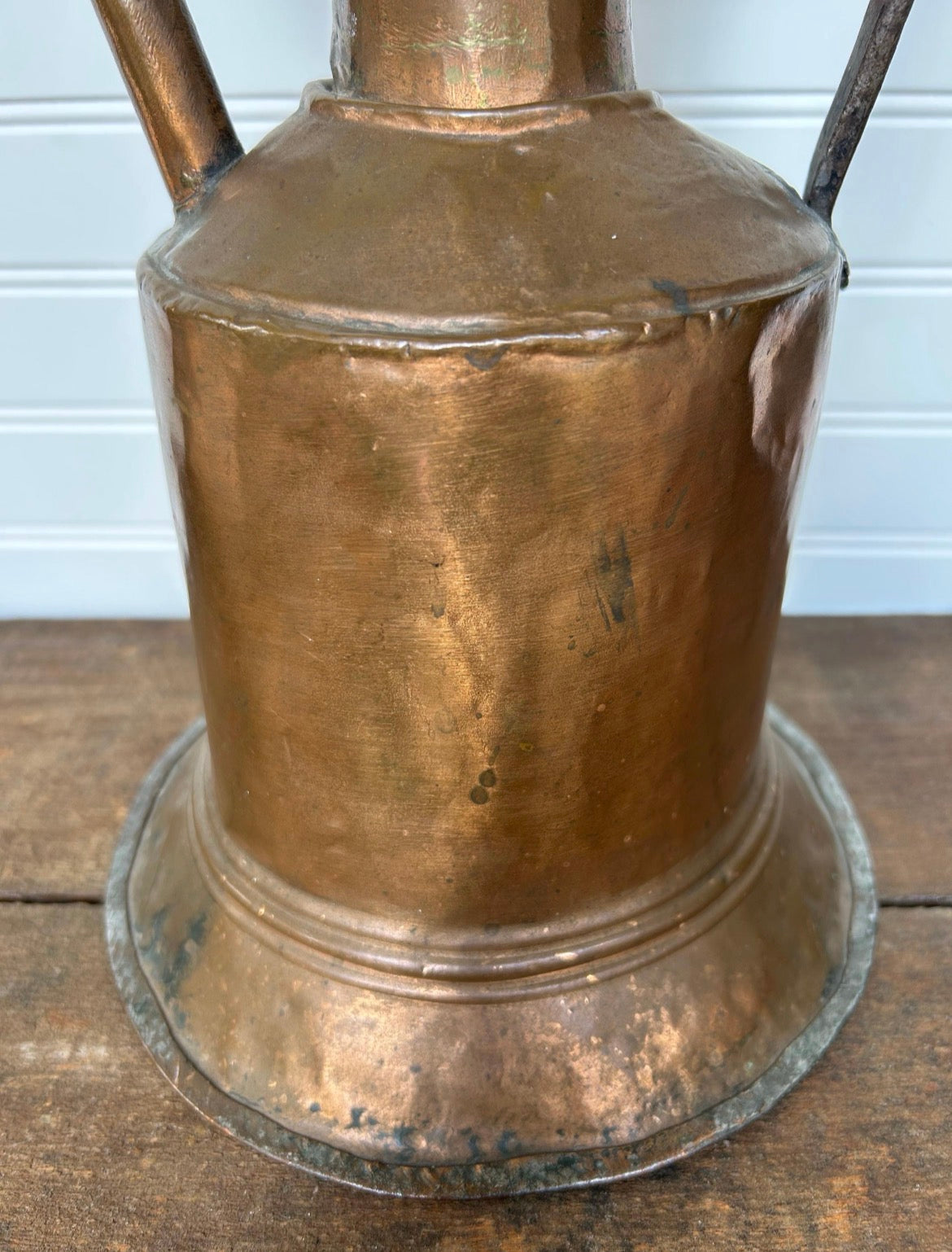 Antique 1800s Hand Hammered Copper Pitcher